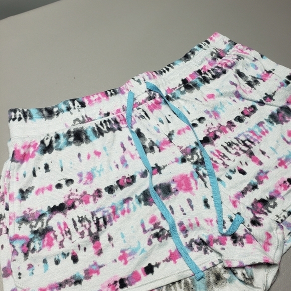 secret treasures colorful tie dye pajama Lounge shorts women's size large - Picture 2 of 8